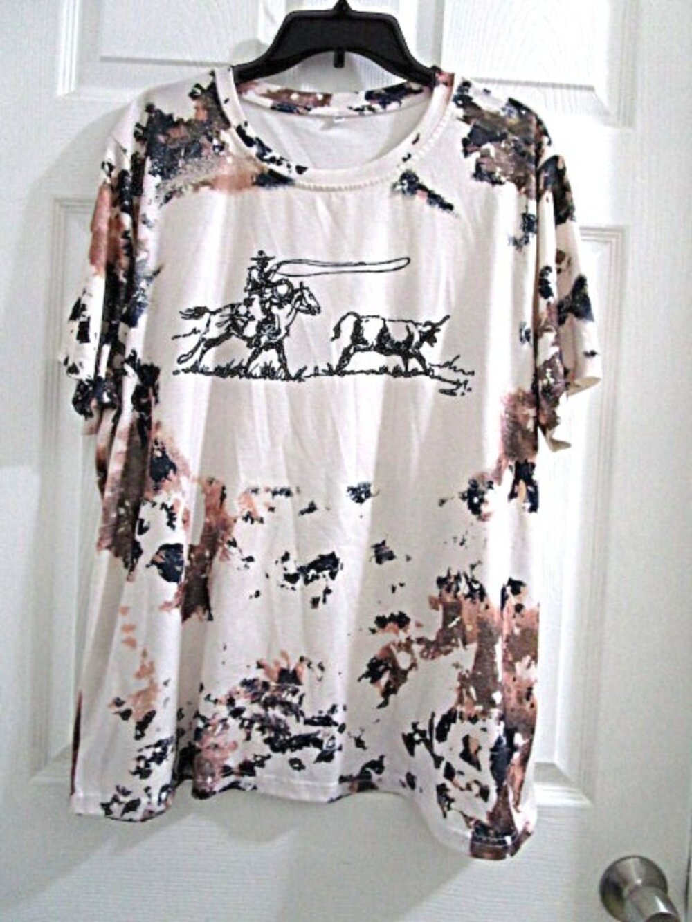 Woman's Size 2XL Big Shirt Western Motif